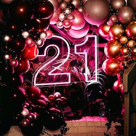 Birthday 21 Neon Sign