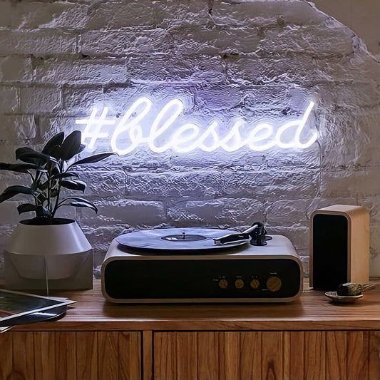 #blessed Neon Sign