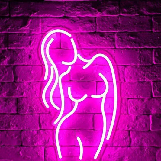 Female Naked Body Neon Sign