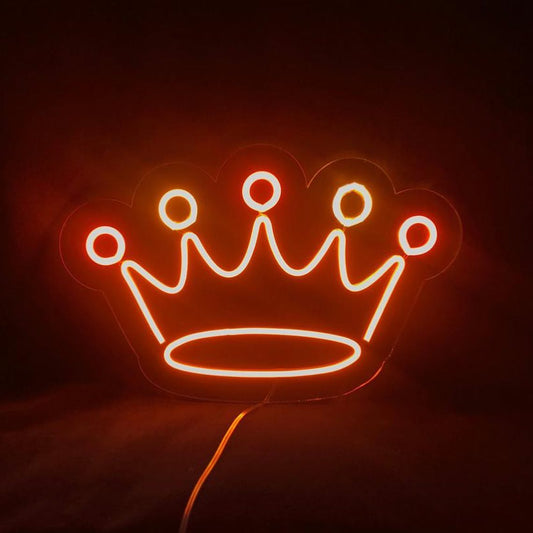 ICON - Queen or King Crown Neon Sign